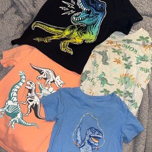 Dinosaur Graphic Kids T-Shirts - Multi-Color Pack